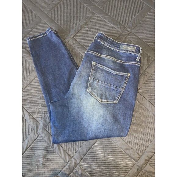 Copper Flash Jeans Curvy Ankle Skinny Midrise Stretch Women’s Size 16 - Picture 3 of 12